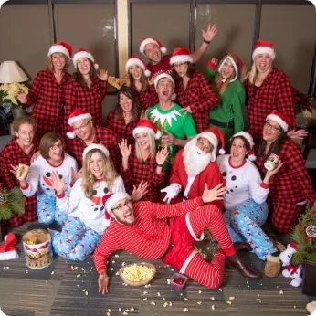 Holiday staff photo celebration | Associated Nephrology Consultants | Maplewood MN