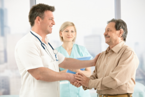 Kidney Insights - Doctor reassuring a patient