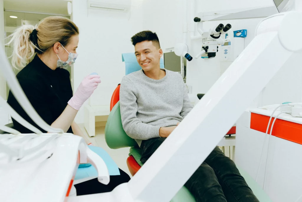 Patient smiling during medical consultation at kidney clinic Maplewood MN