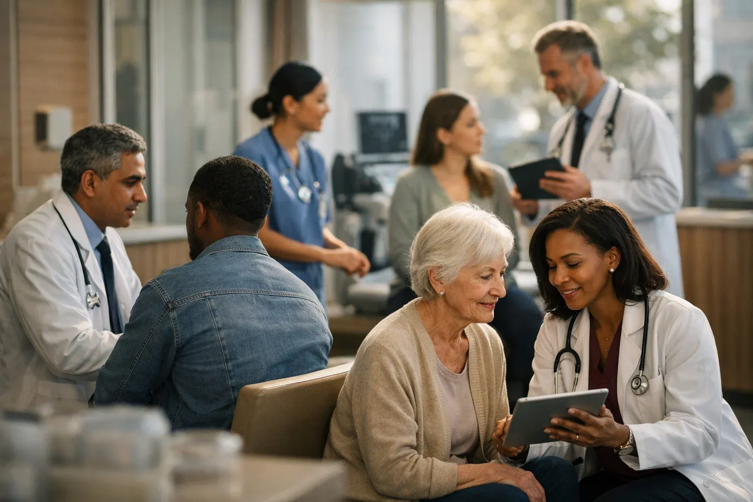 U.S. map showing top-ranked states for medical care